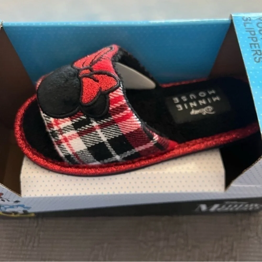 𝅺little Girls Minnie Mouse Slippers